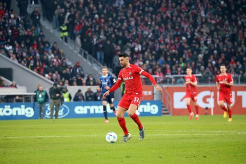 Strong game: Vincenzo Grifo (SC Freiburg) scored the winning goal in the 1st FBL match: 24-25: 21st
