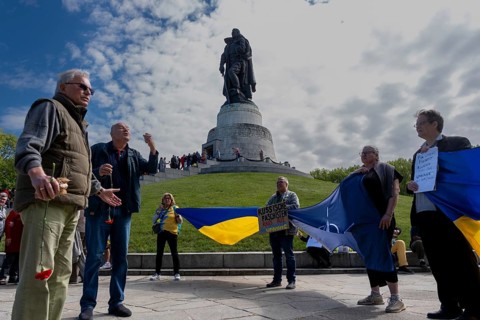 Germany, Berlin, 09.05.2025, 80th anniversary of the victory over Hitler_Germany, rally at the