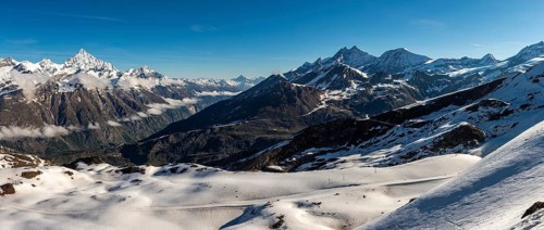View of Weisshorn and Mischabel group