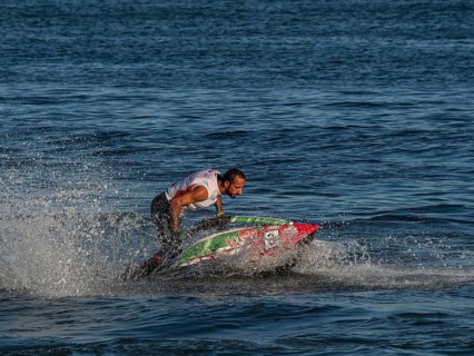 Olbia, Italy - September 16 - 20192 Aquabike world Championship gran prix of Italy