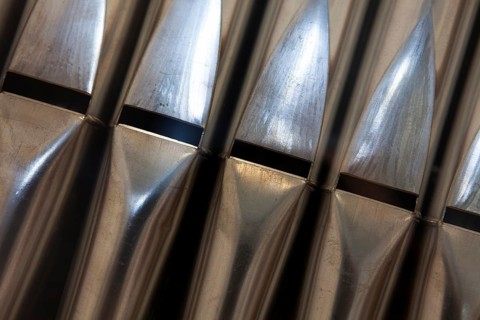 Pipes of an organ