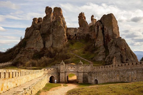 The Belogradchik Rocks are a group of strangely shaped sandstone and conglomerate rock formations