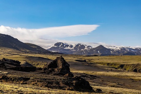 Pakgil volcanic area, south coast, Iceland