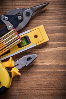 Pliers tape-measure steel cutter construction level wooden meter vertical version
