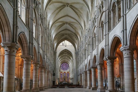 Laon Cathedral is one of the most important examples of the Gothic architecture of the 12th and