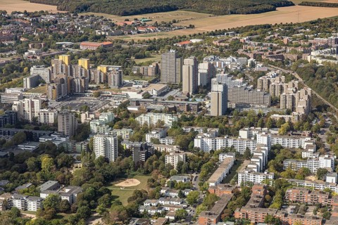 Chorweiler is an urban planning project of the 70s and the northernmost district of Cologne