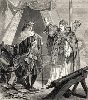 Archbishop, Emperor, act IV, Faust II, Johann Wolfgang von Goethe