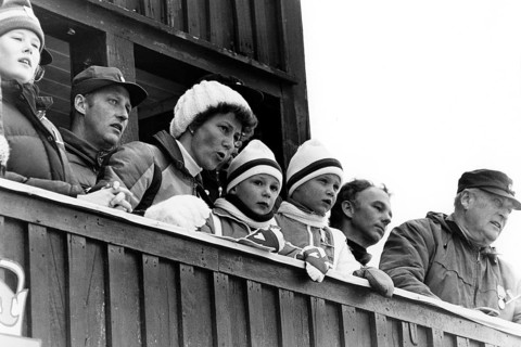 King Harald of Norway. Pictured when being crown prince with his wife Sonja 1978 together with