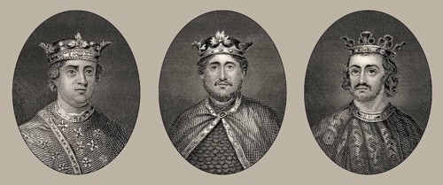 Könige von England, Heinrich II., Richard I., John Lackland, 12. und 13. Jahrhundert, Haus Anjou
