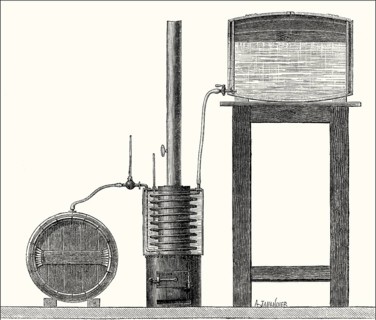 Thermal processing to deactivate unwanted microorganisms in wine by Louis Pasteur, 1860s
