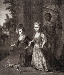Young Crown Prince Frederick and his favorite sister Wilhelmina, 1716, Frederick the Great or
