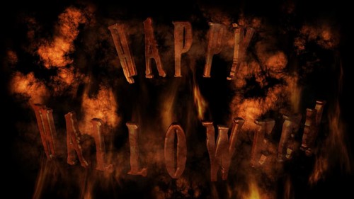 Human Skull With Eyes And Scary, Evil Look Halloween Concept 3D Rendering
