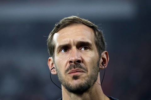 Head coach / coach Julian Schuster (SC Freiburg) at the match for the DFB Cup 2024-25, 2nd round: