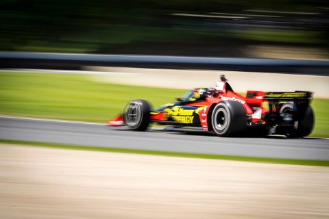 PIETRO FITTIPALDI (30) of Miami, Florida practices for the XPEL Grand Prix at Road America in