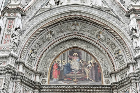 Cathedral, Duomo, Santa Maria del Fiore with Brunelleschi dome, Florence, UNESCO World Heritage