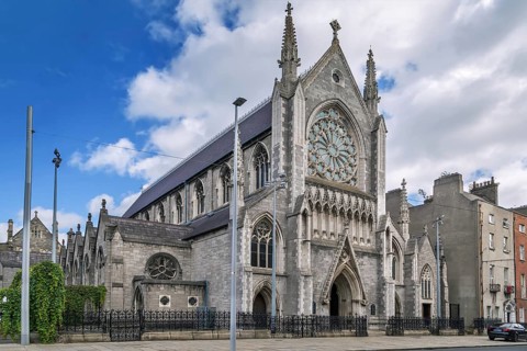Catholic Saint Saviour's Church in Dublin, Ireland