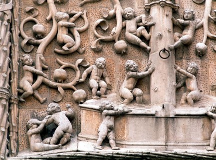 Facade, Detail, Saint, Saint