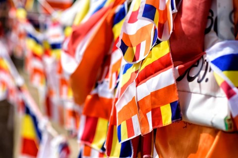 Buddhist flags