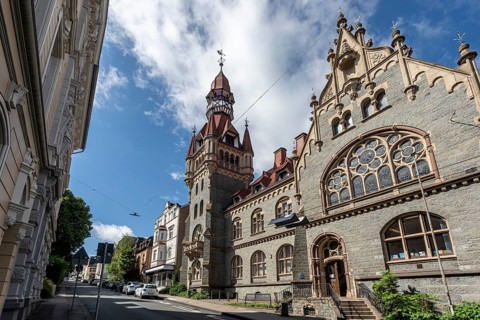 Old town hall in Vohwinkel, today Vohwinkel district administration centre with district council,