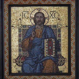 Icon in the Protestant Church of St Stephan Tangermünde. Saxony-Anhalt, Germany