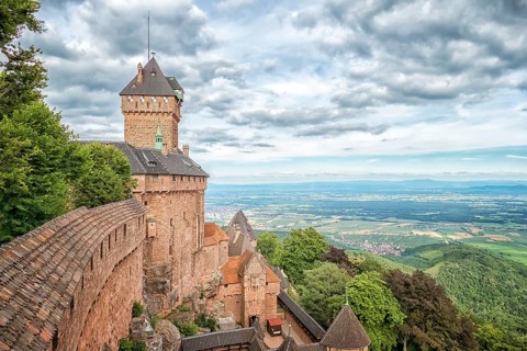 An image of a the Haut-Koenigsbourg in France