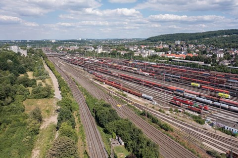 Hagen-Vorhalle is a marshalling yard in the city of Hagen. It was put into operation in its present