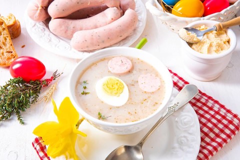 Zurek delicious Polish-style Easter soup