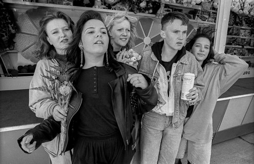 Germany, Berlin, 22 May 1991, Young people, Spring festival in Marzahn