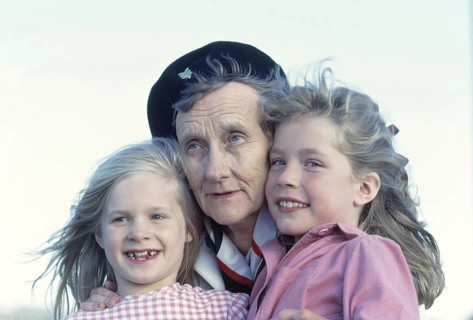 Astrid Lindgren. Swedish author of childrens books, songs and novels. Born 14 november 1907 - 28