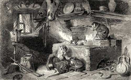 Witches' Kitchen, first part of the tragic play Faust by Johann Wolfgang von Goethe