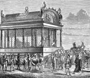 The funeral procession of Alexander the Great