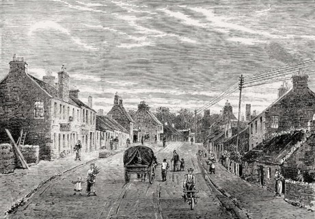 Gilmerton, a suburb of Edinburgh, Scotland, 19th century