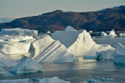 Iceberg near the island of Røde Ø, Scoresby Sund, East Greenland
