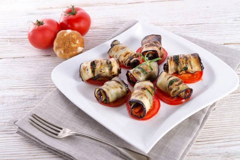 Baked Eggplant with vegetables