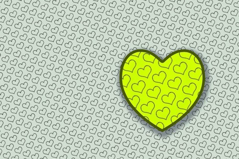 Elegant decorative heart pattern design for fabric, wallpaper, gift paper, banner, cover, poster,