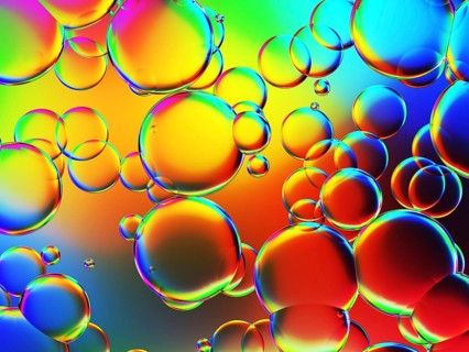 Illustration of some colorful bubbles background