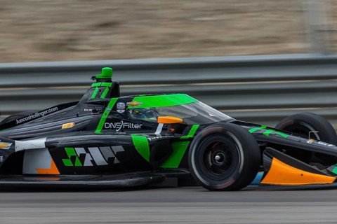 ROMAIN GROSJEAN (77) of Geneva, Switzerland practices for the Inaugural Thermal Club $1 Million