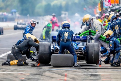 Sep 03, 2023-Portland, OR: INDYCAR Series driver, RYAN HUNTER-REAY (20) of Ft. Lauderdale, Florida,
