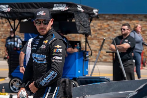 NASCAR Xfinity Series Driver, Daniel Hemric (11) takes to the track to practice for the Cabo Wabo
