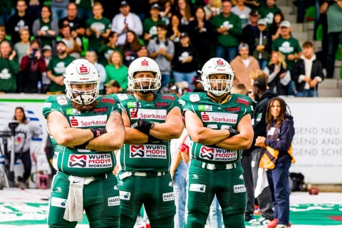 Footballgame GFL Quarterfinals, Schwaebisch Hall Unicornsvs. Berlin Adler , Optima-Sportpark