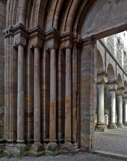 Paulinzella, monastery ruins. Main construction period 1105-24 since 16-17th century Ruin Main
