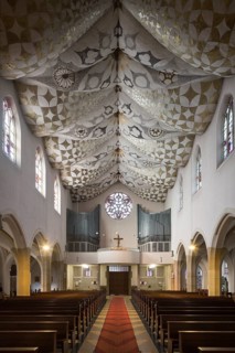Neuss, Dreikönigenkirche (Church of the Three Kings), built 1909-1911 by Eduard Endler, altar and