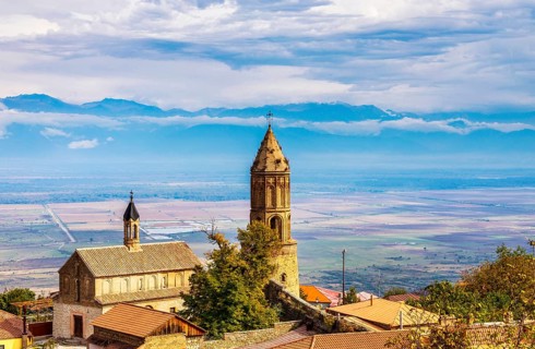 The City of Sighnaghi, Georgia, Asia