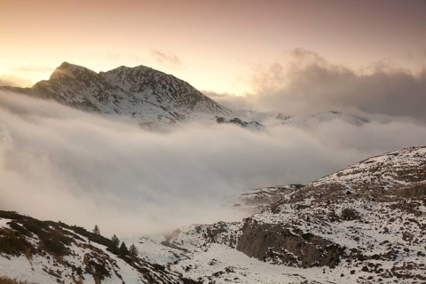 Nightfall in Larra-Belagua, Navarra, Spain