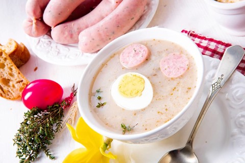 Zurek delicious Polish-style Easter soup