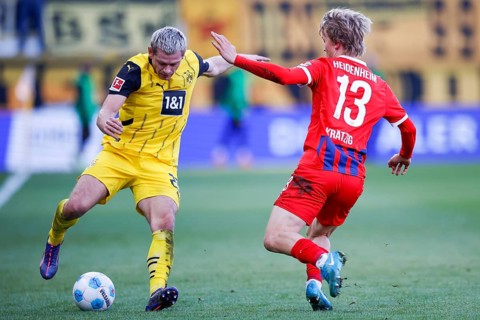 Germany: Soccer 1st Bundesliga, Matchday 20 - 1. FC Heidenheim vs. Borussia Dortmund - Voith-Arena