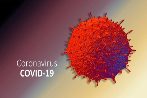 Coronavirus danger and public health risk. Coronaviruses pandemic outbreak background