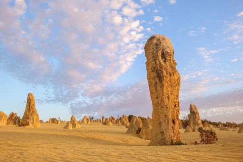An image of the Pinnacles Desert at Nambung National Park Australia