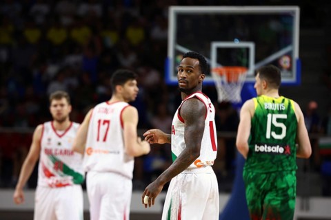 Samokov, Bulgaria - 1 July, 2022: Dee Bost from Bulgaria is seen in action during the FIBA