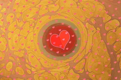 Elegant decorative heart pattern design for fabric, wallpaper, gift paper, banner, cover, poster,